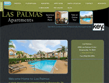 Tablet Screenshot of laspalmasapartmenthomes.com